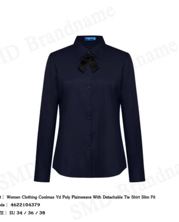 G2000 เสื้อเชิ้ตแขนยาวผู้หญิง รุ่น Women Clothing Coolmax Yd Poly Plainweave With Detachable Tie Shirt Slim Fit Code: 4622104379