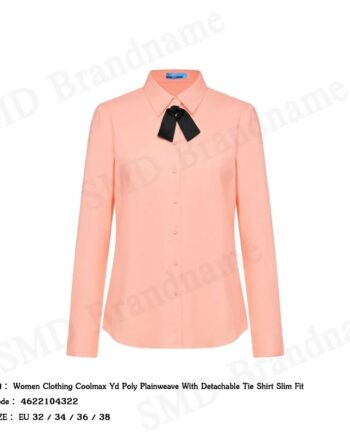 G2000 เสื้อเชิ้ตแขนยาวผู้หญิง รุ่น Women Clothing Coolmax Yd Poly Plainweave With Detachable Tie Shirt Code: 4622104322
