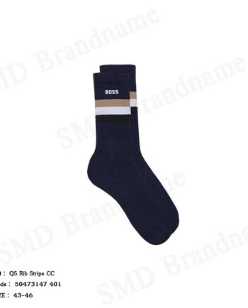 Hugo Boss ถุงเท้า รุ่น QS Rib Stripe CC Code: 50473147 401
