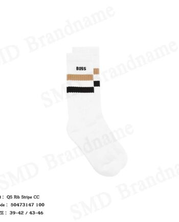 Hugo Boss ถุงเท้า รุ่น QS Rib Stripe CC Code: 50473147 100