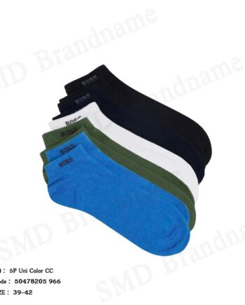 Hugo Boss ถุงเท้า รุ่น 5P Uni Color CC Code: 50478205 966