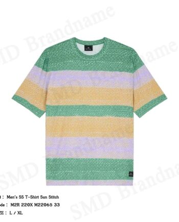 Paul Smith เสื้อยืดคอกลมผู้ชาย รุ่น Men's SS T-Shirt Sun Stitch Code: M2R 220X M22065 33