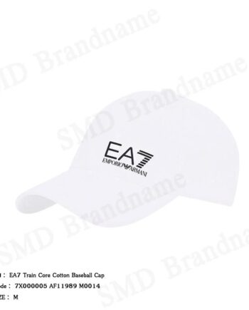 EA7 Emporio Armani หมวกแก็ป รุ่น Train Core Cotton Baseball Cap  Code: 7X000005 AF11989 M0014