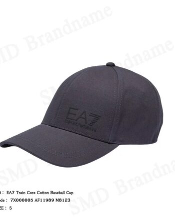 EA7 Emporio Armani หมวกแก็ป รุ่น Train Core Cotton Baseball Cap  Code: 7X000005 AF11989 M8123