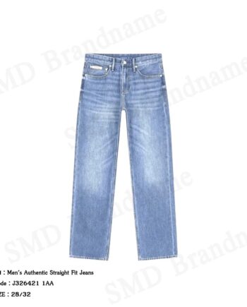 Calvin Klein Jeans กางเกงยีนส์ผู้ชาย รุ่น Men's Authentic Straight Fit Jeans Code: J326421 1AA