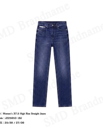 Calvin Klein Jeans กางเกงยีนส์ผู้หญิง รุ่น Women's 37.5 High Rise Straight Jeans Code: J225053 1BJ