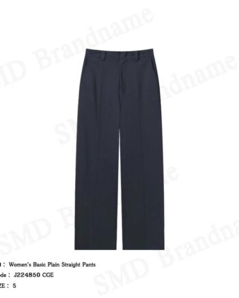 Calvin Klein Jeans กางเกงขายาวผู้หญิง รุ่น Women's Basic Plain Straight Pants Code: J224850 CGE