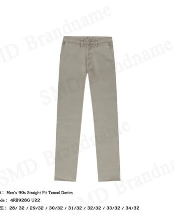 Calvin Klein Jeans กางเกงยีนส์ผู้ชาย รุ่น Men's 90s Straight Fit Tencel Denim Code: 4RB928G U22