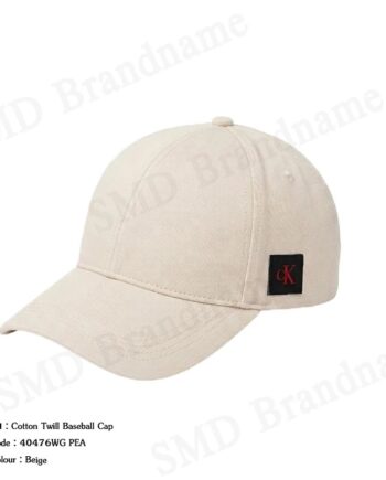 Calvin Klein หมวกแก็ป รุ่น Cotton Twill Baseball Cap Code: 40476WG PEA