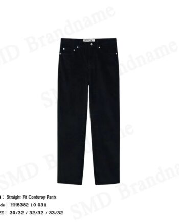 Lacoste กางเกงขายาวผู้ชาย รุ่น Straight Fit Corduroy Pants Code: HH8382 10 031