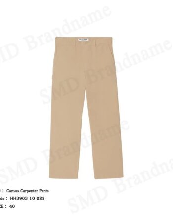 Lacoste กางเกงขายาวผู้ชาย รุ่น Canvas Carpenter Pants Code: HH3903 10 02S