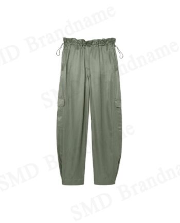 Lacoste กางเกงขายาวผู้หญิง รุ่น Women's Oversize Trousers with Pockets Code: HF7447 10 BMY