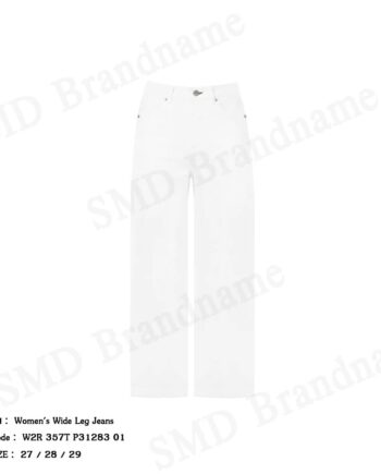 Paul Smith กางเกงยีนส์ผู้หญิง รุ่น Women's Wide Leg Jeans Code: W2R 357T P31283 01
