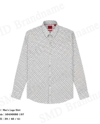 Hugo Boss เสื้อเชิ้ตแขนยาวผู้ชาย รุ่น Men's Logo Shirt Code: 50490080 197