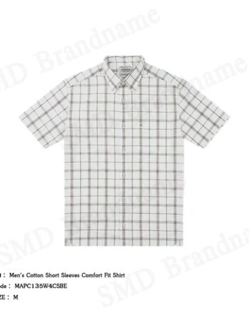 Arrow เสื้อเชิ้ตแขนสั้นผู้ชาย รุ่น Men's Cotton Short Sleeves Comfort Fit Shirt Code: MAPC135W4CSBE