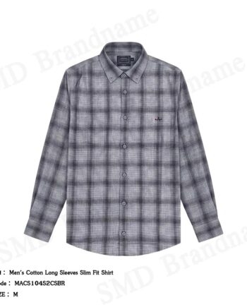 Arrow เสื้อเชิ้ตแขนยาวผู้ชาย รุ่น Men's Cotton Long Sleeves Slim Fit Shirt Code: MACS104S2CSBR