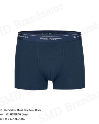 Hush Puppies กางเกงชั้นในผู้ชาย รุ่น Men's Micro Modal Siro Boxer Briefs Code: HU H3FSR08 (Navy)