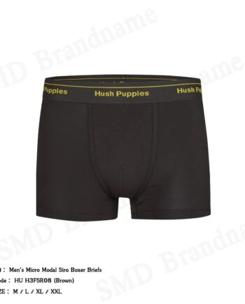 Hush Puppies กางเกงชั้นในผู้ชาย รุ่น Men's Micro Modal Siro Boxer Briefs Code: HU H3FSR08 (Brown)