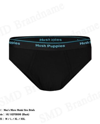 Hush Puppies กางเกงชั้นในผู้ชาย รุ่น Men's Micro Modal Siro Briefs Code: HU H2FSR08 (Black)