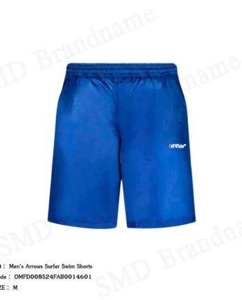 Off-White กางเกงขาสั้นผู้ชาย รุ่น Men's Arrows Surfer Swim Shorts Code: OMFD008S24FAB0014601