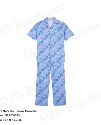 John Henry เซ็ทชุดนอนผู้ชาย รุ่น Men's Short-Sleeved Pajama Set Code: JU JU6052SL