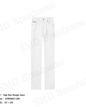 Calvin Klein Jeans กางเกงยีนส์ผู้หญิง รุ่น High Rise Straight Jeans Code: 47B905G UN6
