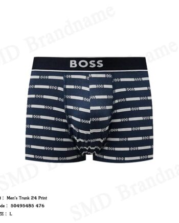 Hugo Boss กางเกงชั้นในผู้ชาย รุ่น Men's Trunk 24 Print Code: 50495485 476