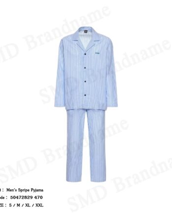 Hugo Boss เซ็ทชุดนอนผู้ชาย รุ่น Men's Spripe Pyjama Code: 50472829 470