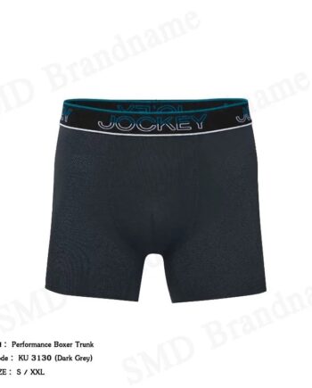 Jockey กางเกงชั้นในผู้ชาย รุ่น Performance Boxer Trunk Code: KU 3130 (Dark Grey)