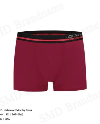 Jockey กางเกงชั้นในผู้ชาย รุ่น Underwear Extra Dry Trunk Code: KU 1868 (Red)