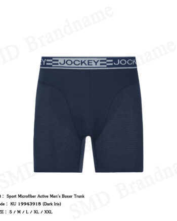 Jockey กางเกงชั้นในผู้ชาย รุ่น Sport Microfiber Active Men's Boxer Trunk Code: KU 19943918 (Dark Iris)