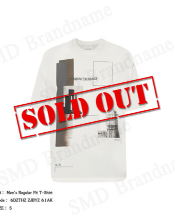 Armani Exchange เสื้อยืดคอกลมผู้ชาย รุ่น Men's Regular Fit T-Shirt Code: 6DZTHZ ZJBYZ 61AK
