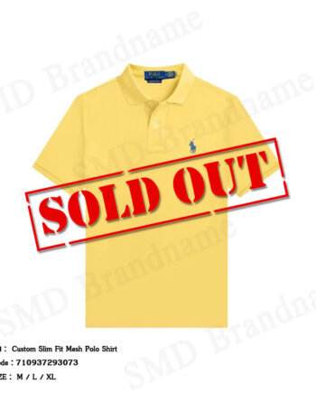 Polo Ralph Lauren เสื้อโปโลผู้ชาย รุ่น Custom Slim Fit Mesh Polo Shirt Code: 710937293073