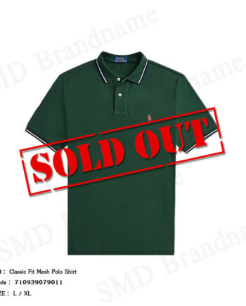 Polo Ralph Lauren เสื้อโปโลผู้ชาย รุ่น Classic Fit Mesh Polo Shirt Code: 710939079011