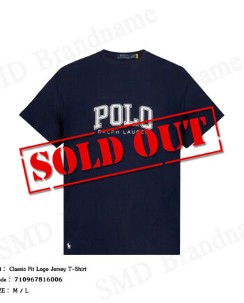 Polo Ralph Lauren เสื้อยืดคอกลมผู้ชาย รุ่น Classic Fit Logo Jersey T-Shirt Code: 710967816006