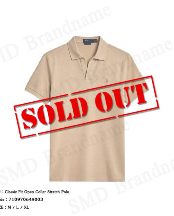 Polo Ralph Lauren เสื้อโปโลผู้ชาย รุ่น Classic Fit Open Collar Stretch Polo Code: 710970649003