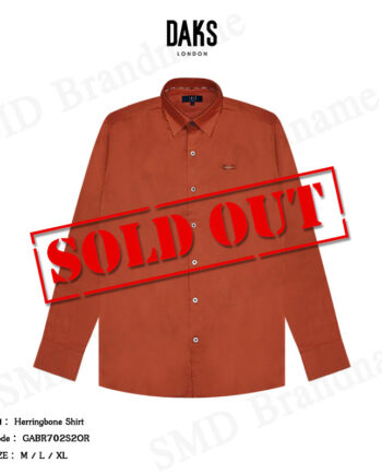DAKS เสื้อเชิ้ตแขนยาว รุ่น Herringbone Shirt Code: GABR702S2OR