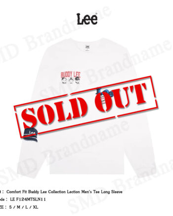 Lee เสื้อยืดแขนยาว รุ่น Comfort Fit Buddy Lee Collection Lection Men's Tee Long Sleeve Code: LE F124MTSLN11
