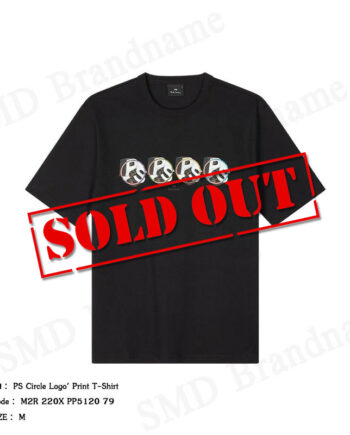 PS Paul Smith เสื้อยืดคอกลมผู้ชาย รุ่น PS Circle Logo' Print T-Shirt Code: M2R 220X PP5120 79