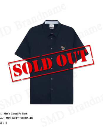 PS Paul Smith เสื้อเชิ้ตแขนสั้นผู้ชาย รุ่น Men's Casual Fit Shirt Code: M2R 524T FZEBRA 48