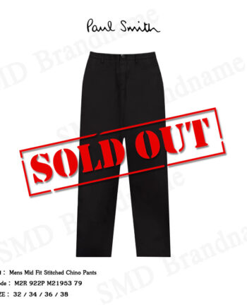PS Paul Smith กางเกงขายาว รุ่น Mens Mid Fit Stitched Chino Pants Code: M2R 922P M21953 79