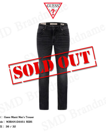 Guess กางเกงยีนส์ขายาว รุ่น Guess Miami Men's Trouser Code: M3BAN1D55S1 REBS