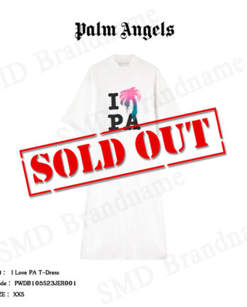 Palm Angels ชุดเดรส รุ่น I Love PA T-Dress Code: PWDB105S23JER001