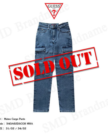 Guess กางเกงยีนส์ รุ่น Mateo Cargo Pants Code: X4OA02D5CG0 MWA