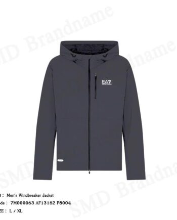 Emporio Armani เสื้อแจ็คเก็ตผู้ชาย รุ่น Men's Windbreaker Jacket Code: 7M000063 AF13152 P8004
