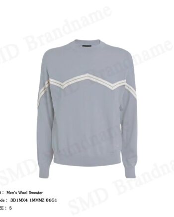 Emporio Armani เสื้อสเวตเตอร์แขนยาว รุ่น Men's Wool Sweater Code: 3D1MX4 1MMMZ 06G1