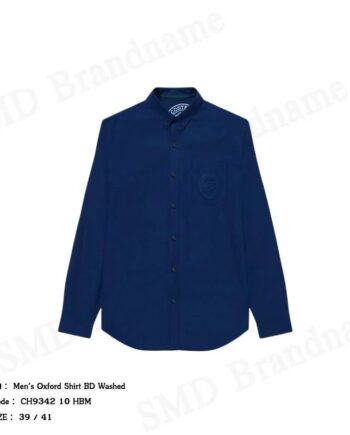 Lacoste เสื้อเชิ้ตแขนยาวผู้ชาย รุ่น Men's Oxford Shirt BD Washed Code: CH9342 10 HBM