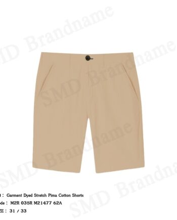Paul Smith กางเกงขาสั้นผู้ชาย รุ่น Garment Dyed Stretch Pima Cotton Shorts Code: M2R 035R M21477 62A