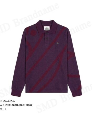 Vivienne Westwood เสื้อโปโลผู้ชาย รุ่น Classic Polo Code: 2H01000H J0051 K207