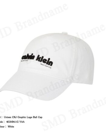 Calvin Klein หมวกแก็ป รุ่น Unisex CKJ Graphic Logo Ball Cap Code: 4G5061G YAA